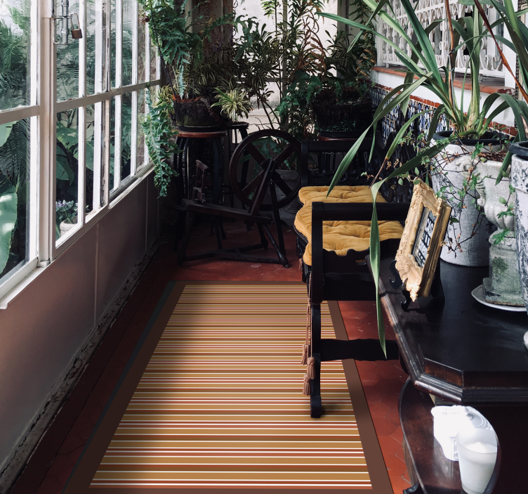 Alfombra vinílica rayas motivo de rayas - TenVinilo