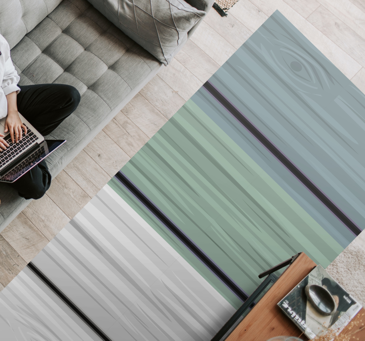 Alfombra vinílica rayas serenidad rayada - TenVinilo