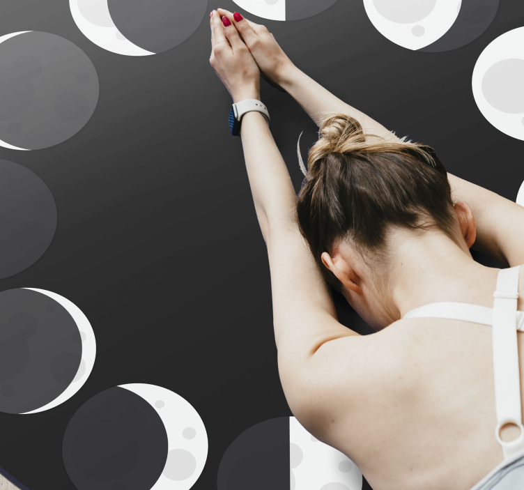 Alfombras vinílicas modernas Fases de la luna - TenVinilo