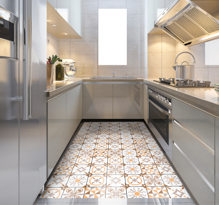 Alfombras de vinilo Cocina cuadrados - TenVinilo