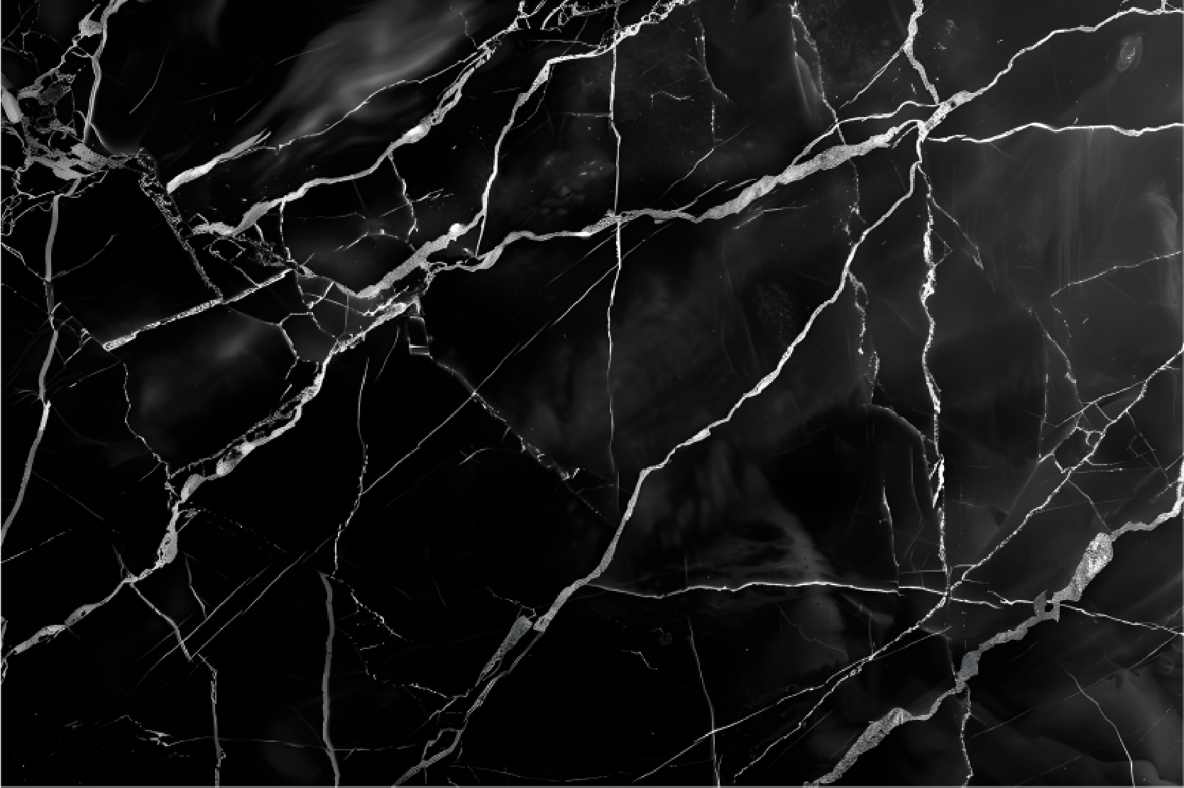 Alfombra vinilica negra imitación de mármol - TenVinilo