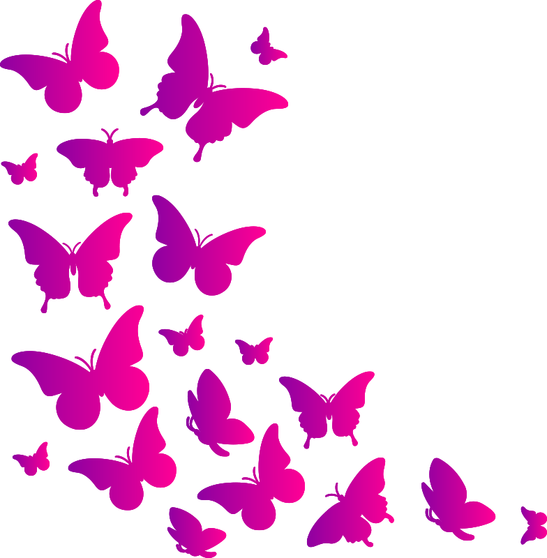 Alfombra vinílica animales ventana mariposa - TenVinilo