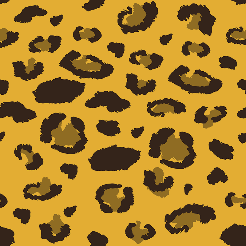 Alfombra vinílica animales estampado leopardo - TenVinilo