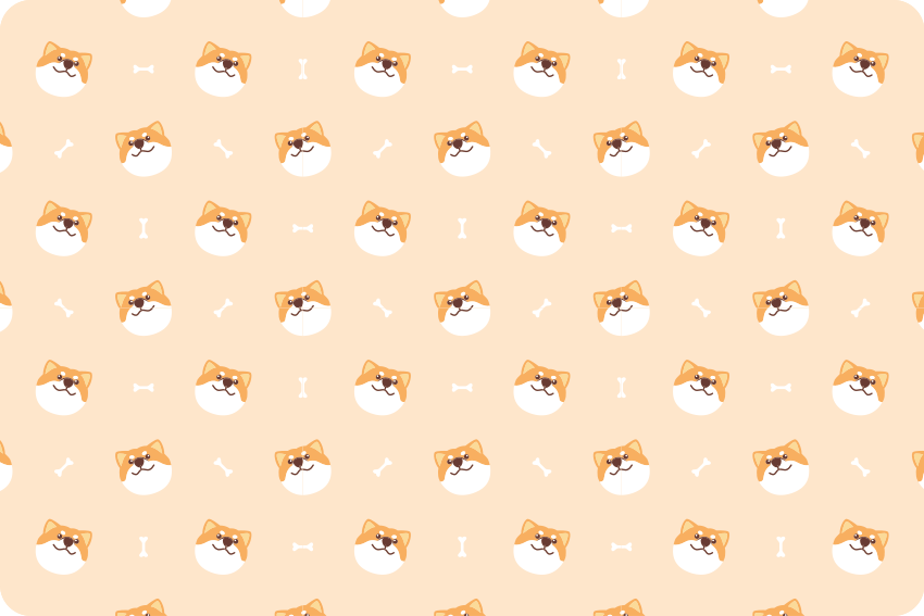 Alfombra vinílica animales cara de perro linda - TenVinilo