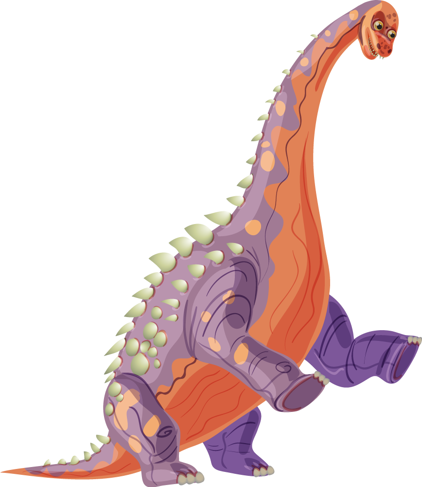 Alfombra vinílica animales personaje dino colorido - TenVinilo