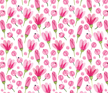 Alfombra vinílica flores acuarela rosa - TenVinilo