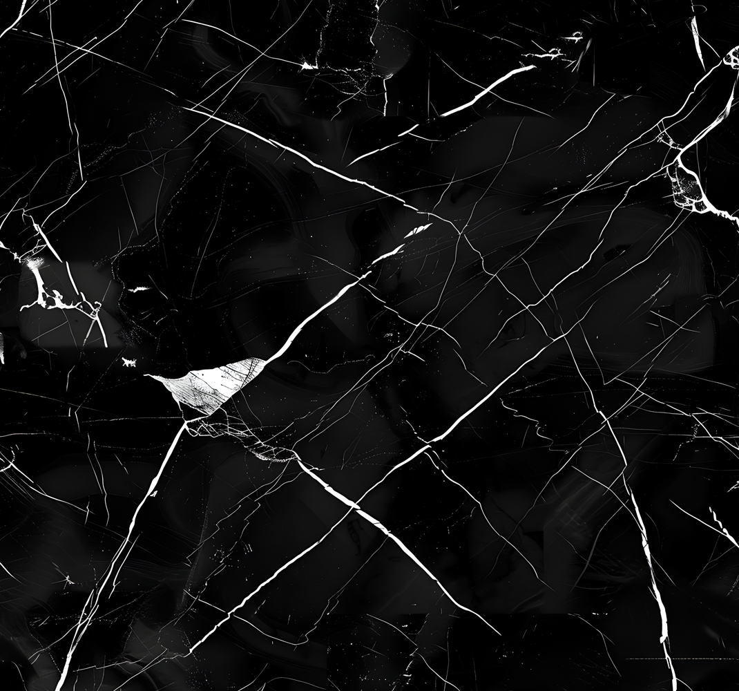 Alfombra vinilo comedor mármol negro para mesa - TenVinilo