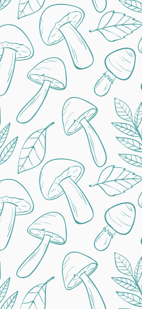 Alfombra vinílica flores con patrón de setas azules - TenVinilo