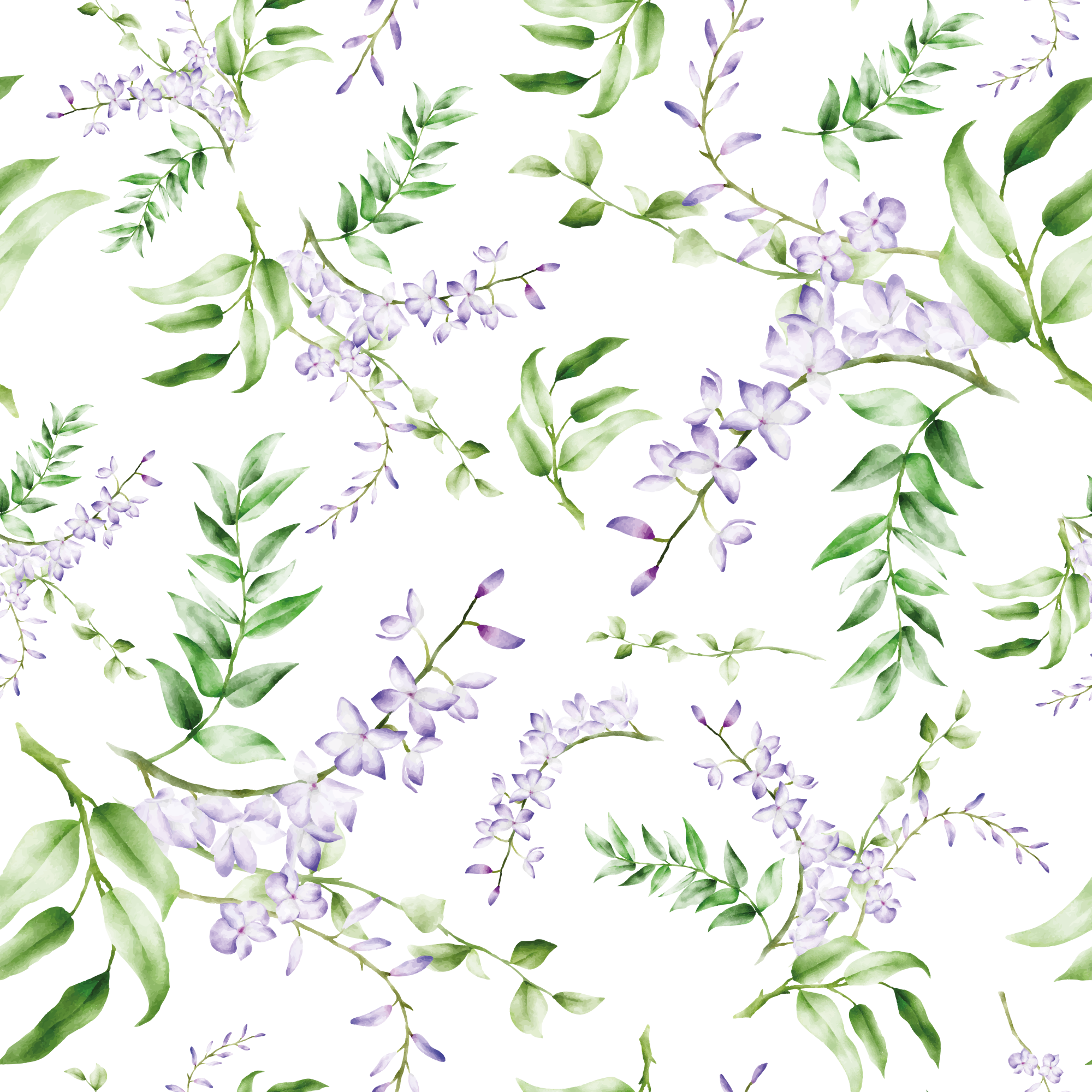 Alfombra vinílica flores lavanda para ventana - TenVinilo