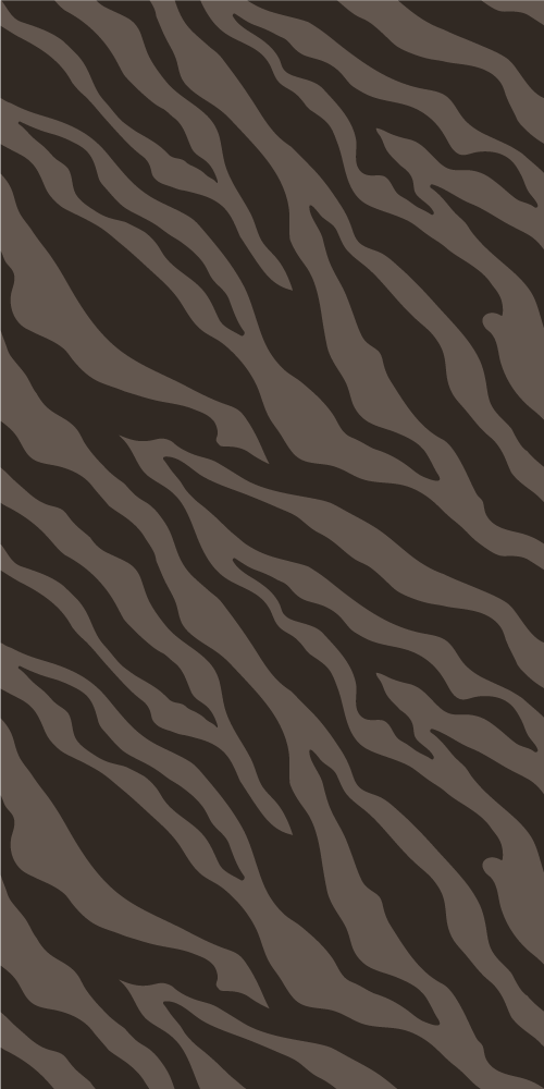 Alfombra vinílica animal print patrón cebra oscura - TenVinilo