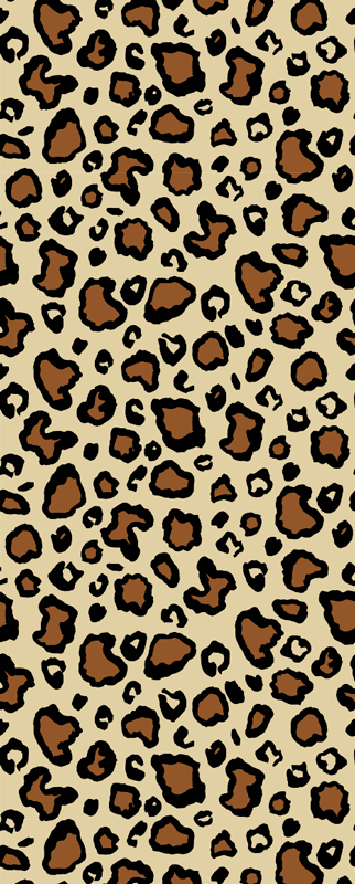 Alfombra vinílica animal print leopardo clásico - TenVinilo