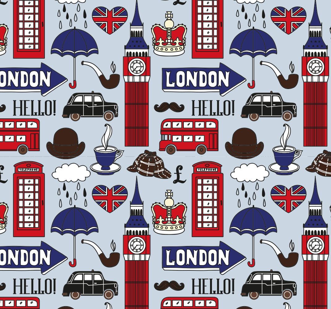 Alfombra vinílica dormitorio lo mejor de londres - TenVinilo