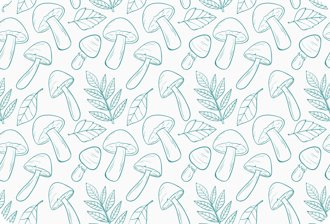 Alfombra vinílica flores setas blancas y azules - TenVinilo