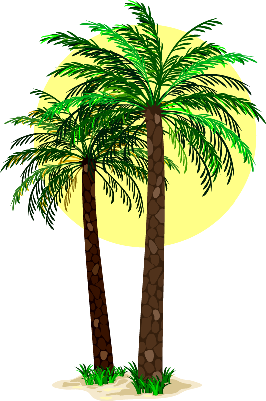 Alfombra vinílica flores palmeras tropicales - TenVinilo