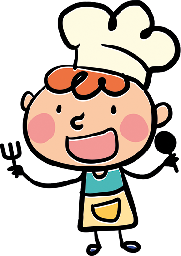 Alfombra vinílica infantil chef pequeño - TenVinilo