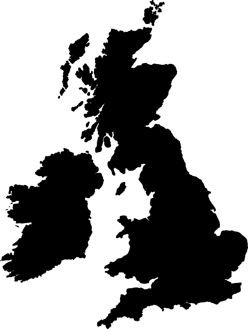 Alfombra vinílica mapamundi mapa inglaterra en color - TenVinilo
