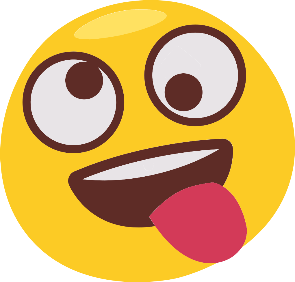 Alfombra vinílica infantil cara de emoji juguetona - TenVinilo