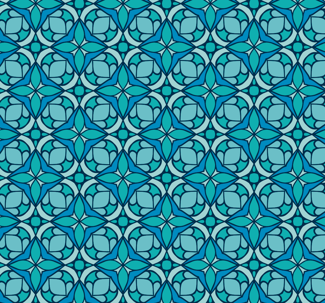 Alfombra vinílica baño papel pintado azul - TenVinilo