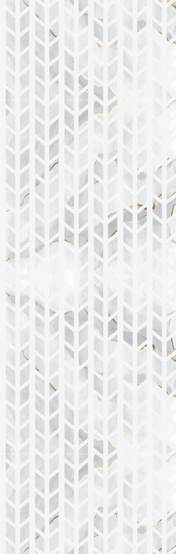 Alfombra vinílica baño mosaico de mármol dorado - TenVinilo