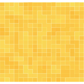 Alfombra vinílica cocina mosaico dorado amarillento - TenVinilo