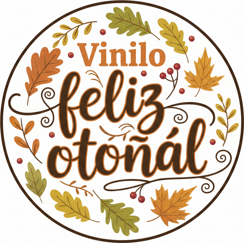 Alfombra vinílica dormitorio vinilo otoño feliz - TenVinilo