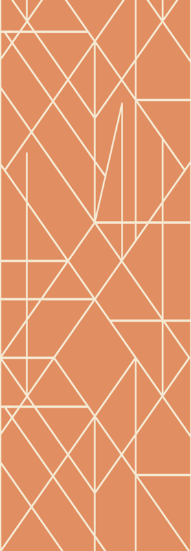 Alfombra vinílica nórdica mosaico geométrico apex - TenVinilo