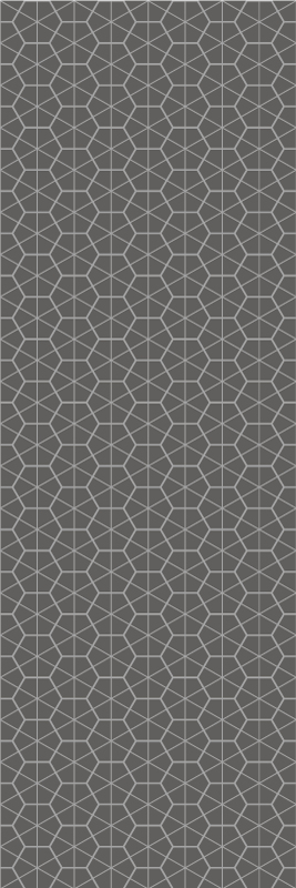 Alfombra vinílica nórdica diseño hexagonal minimalista - TenVinilo