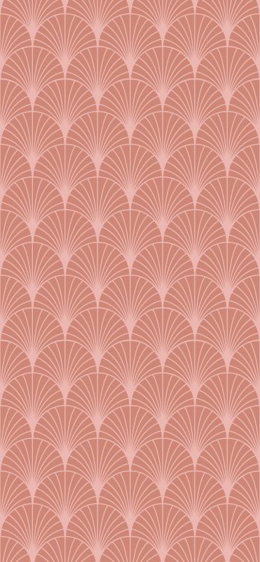 Alfombra vinílica vintage diseño palmeras rosa oro - TenVinilo