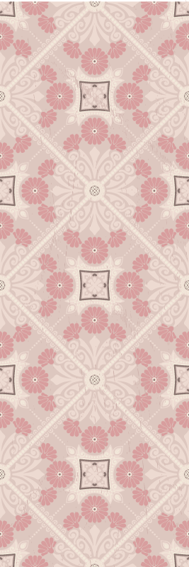 Alfombra vinílica vintage estilo pastel vintage - TenVinilo