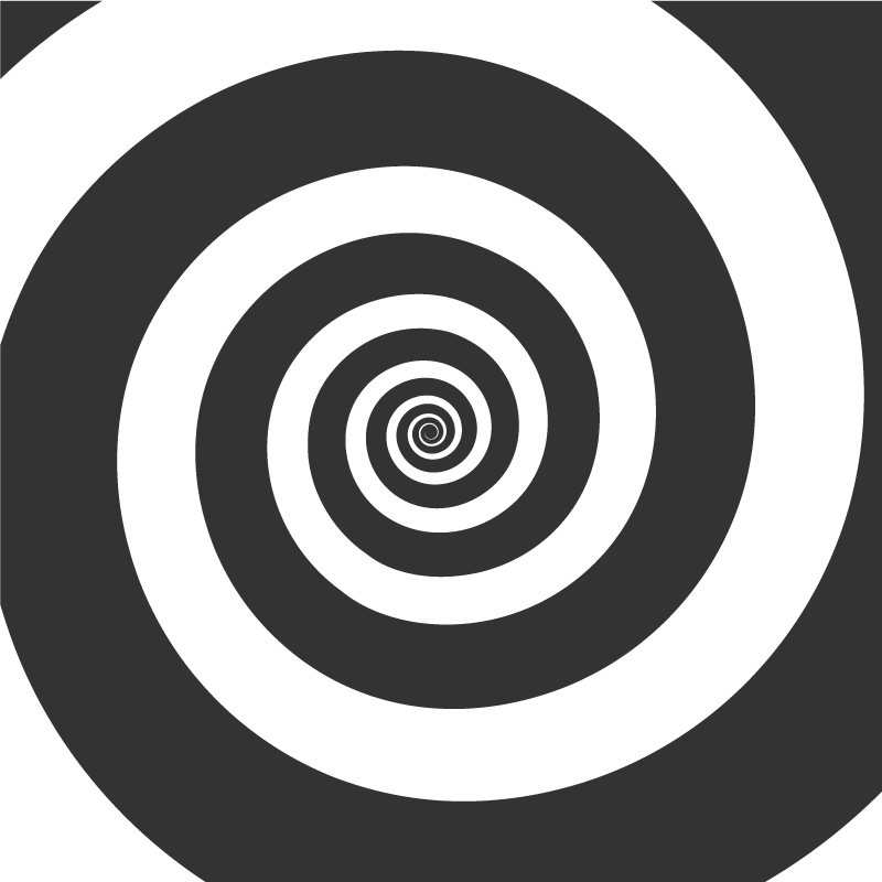 Alfombra vinílica geométrica movimiento espiral - TenVinilo