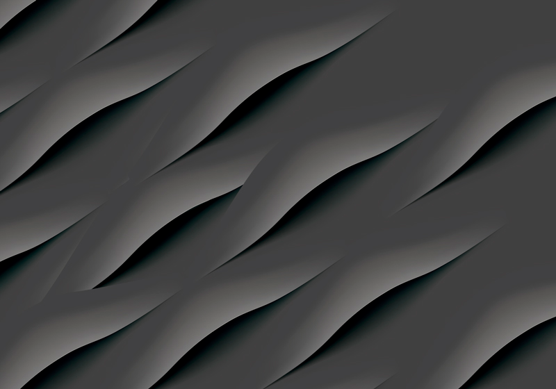 Alfombra vinílica gris patrones ondulados abstractos - TenVinilo
