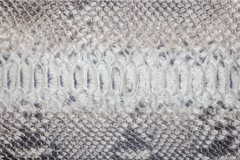 Alfombra vinílica gris con estampado de serpiente - TenVinilo