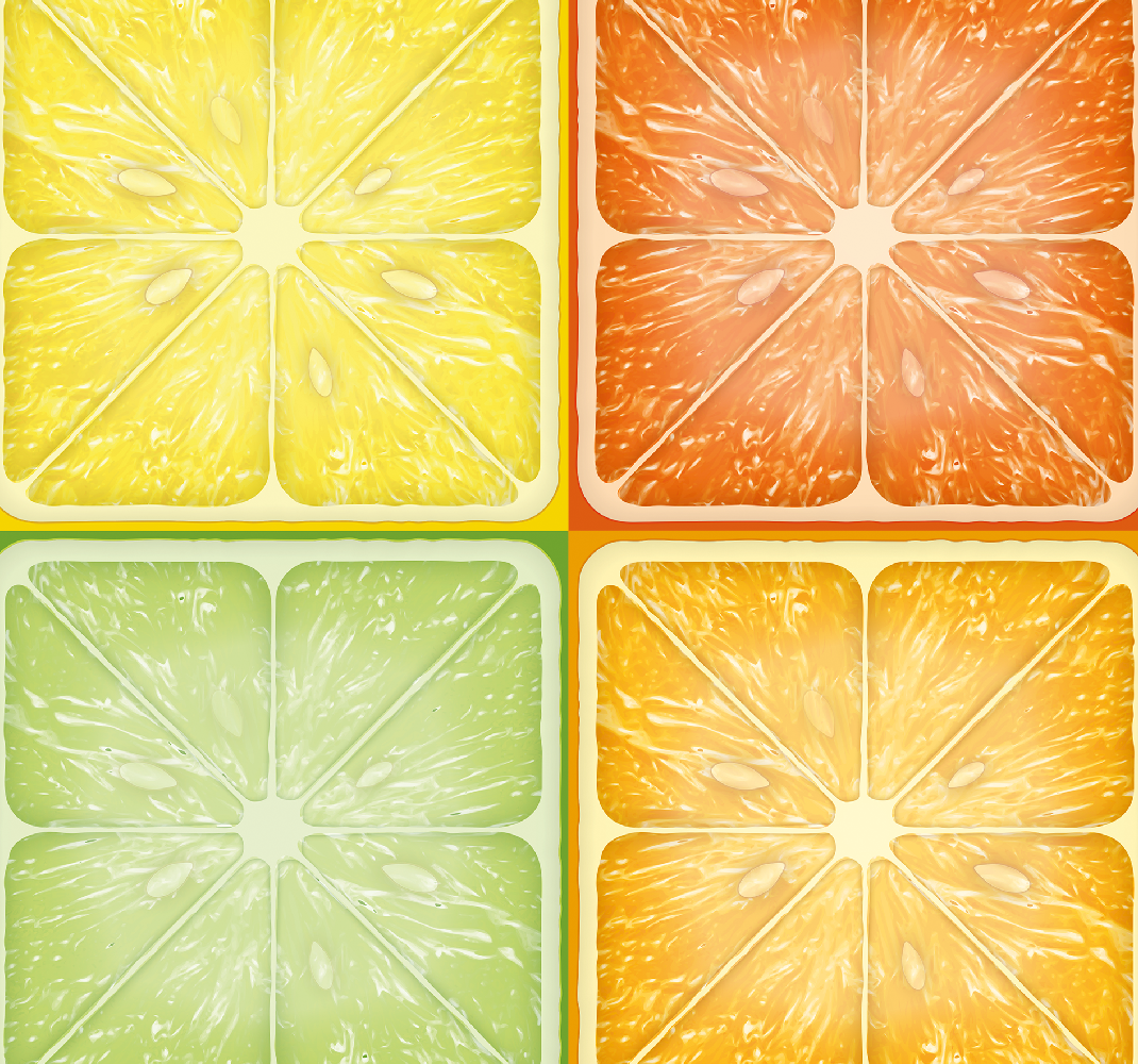 Alfombra vinílica amarilla textura cítrica colorida - TenVinilo