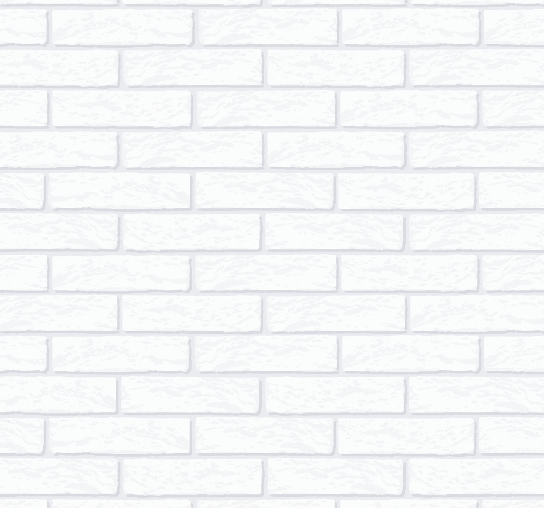 Alfombra vinílica blanca patrón ladrillo blanco - TenVinilo