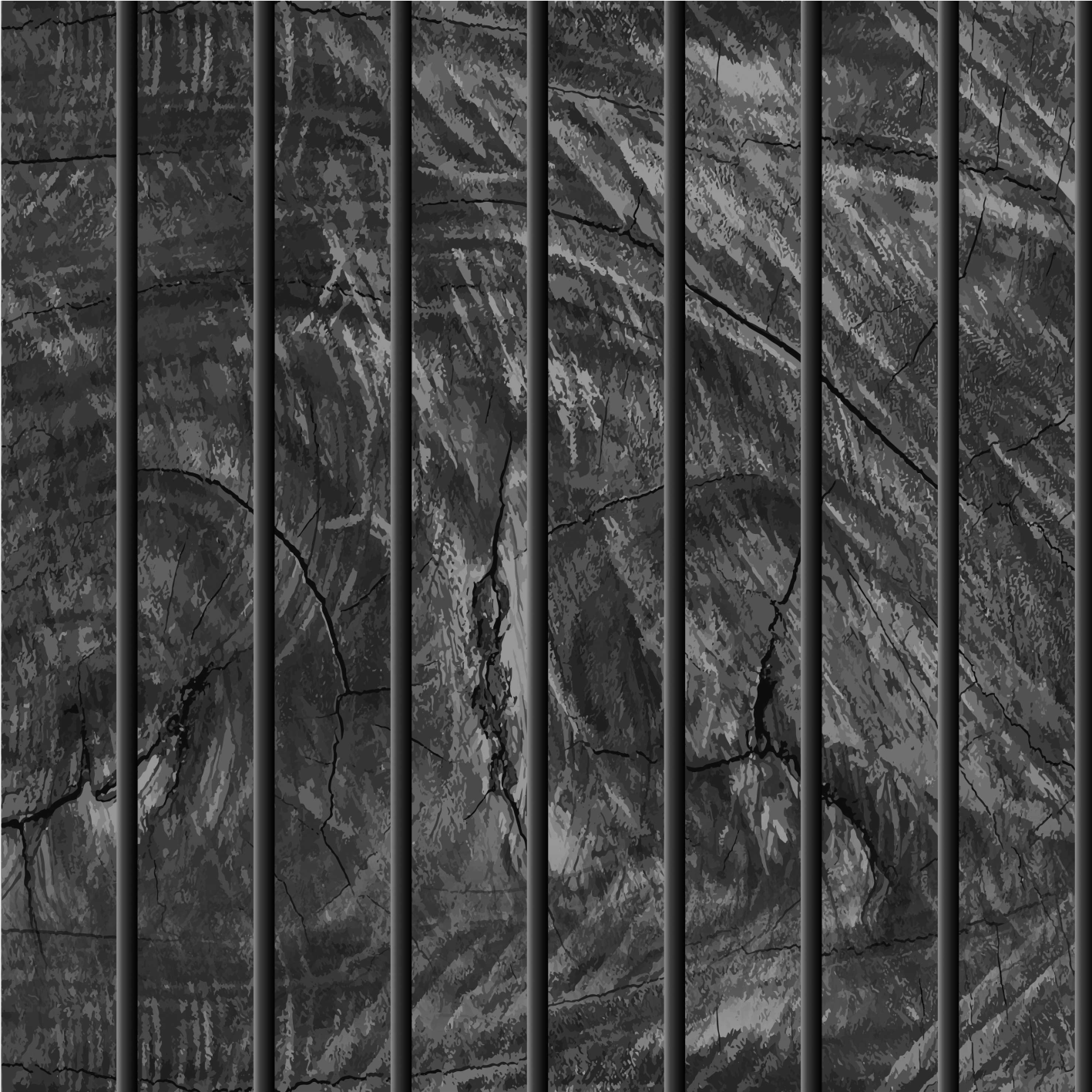 Alfombra vinilica negra tablones de madera - TenVinilo