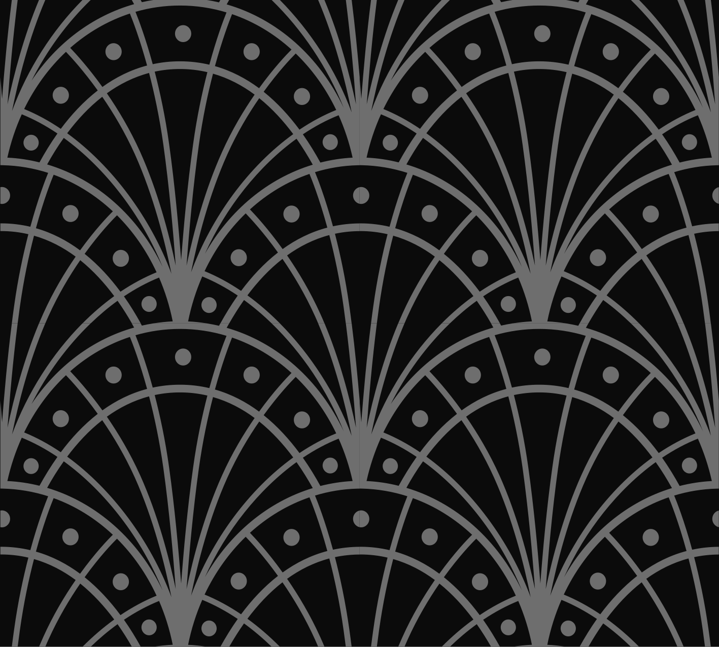 Alfombra vinilica negra estilo art déco elegante - TenVinilo