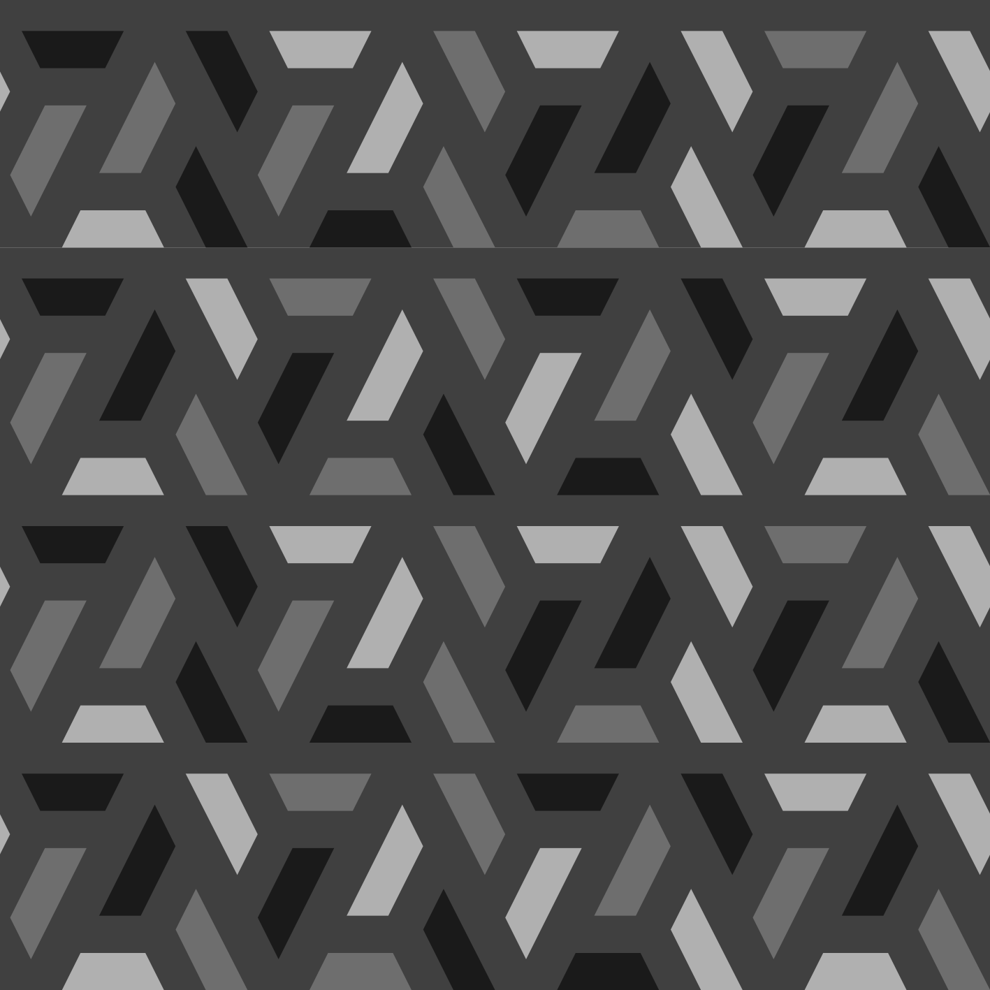 Alfombra vinilica negra triángulos geométricos tonos oscuros - TenVinilo