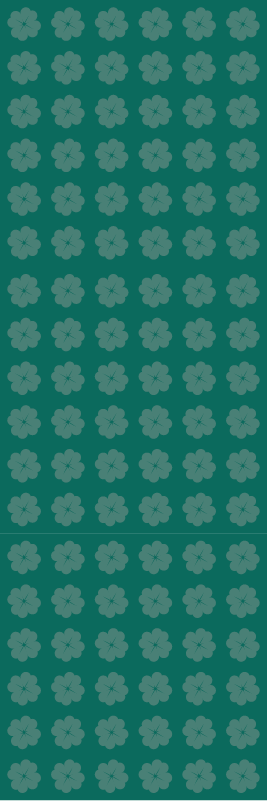 Alfombra vinílica verde diseño del día de san patricio - TenVinilo