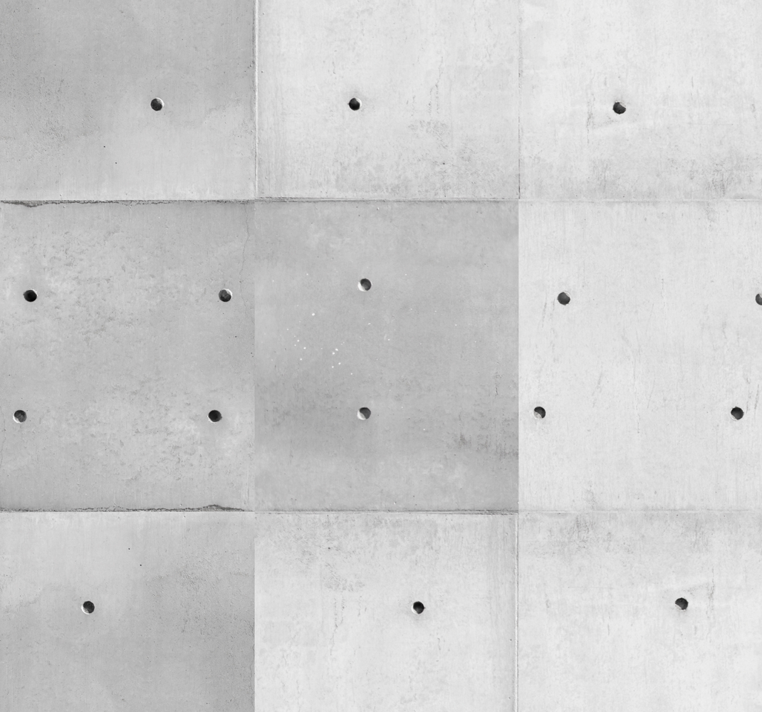 Alfombra vinílica exterior paneles de concreto minimalistas - TenVinilo