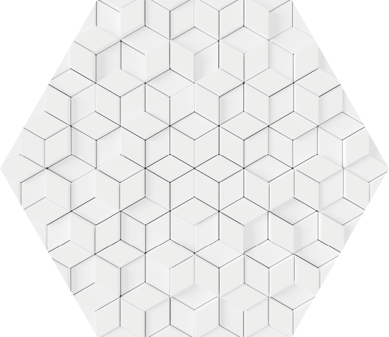 Alfombra vinilica geométrica efecto relieve - TenVinilo