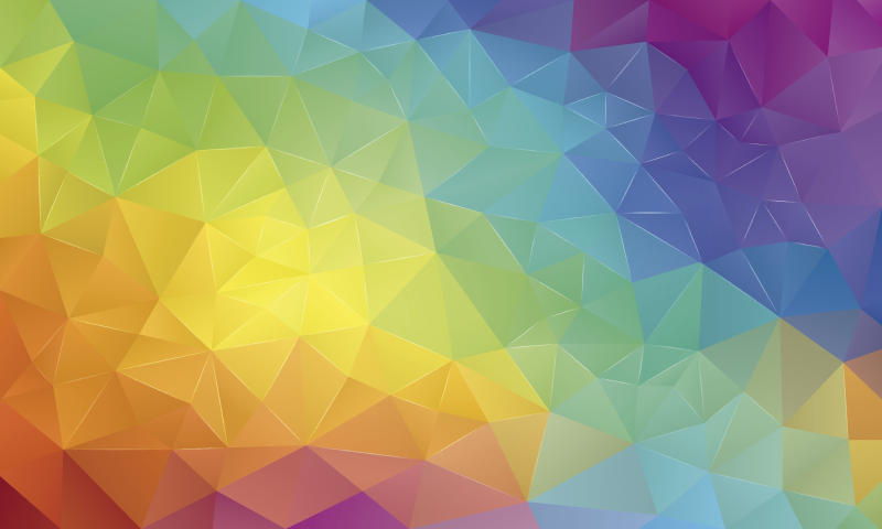 Alfombra vinílica mosaico degradado de colores - TenVinilo