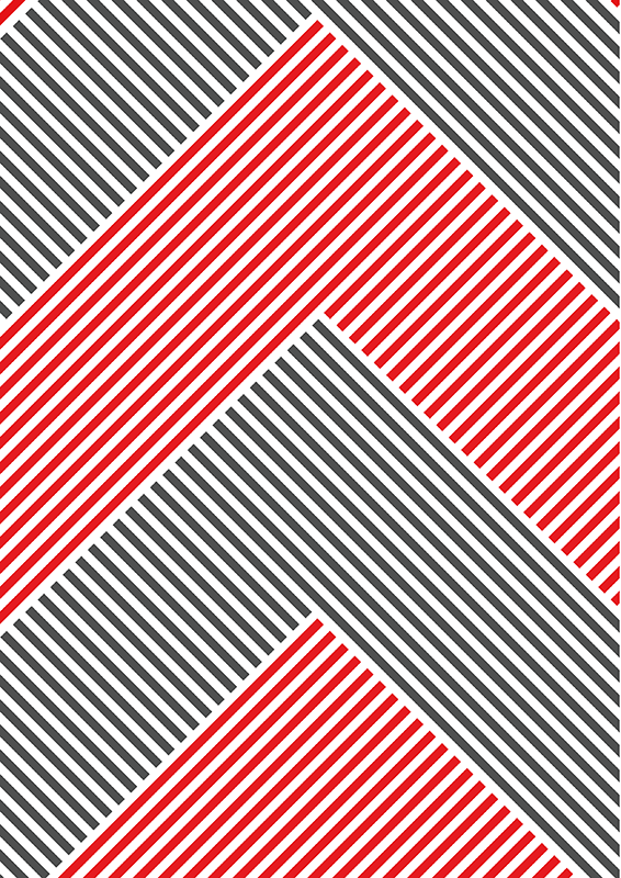 Alfombra vinilo moderna con líneas de colores  - TenVinilo