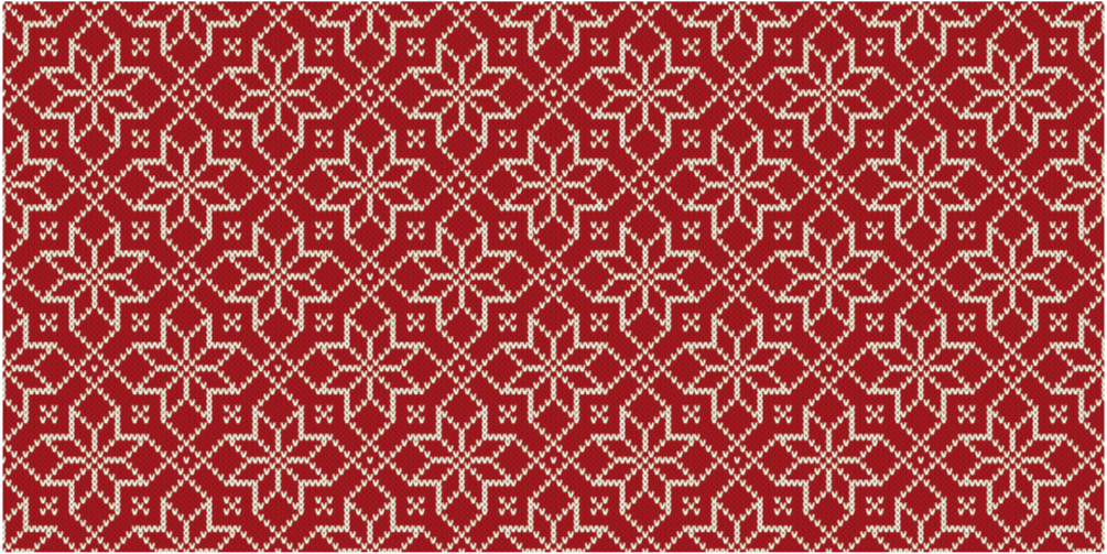 alfombra vinílica salón navidad copos rojos - TenVinilo