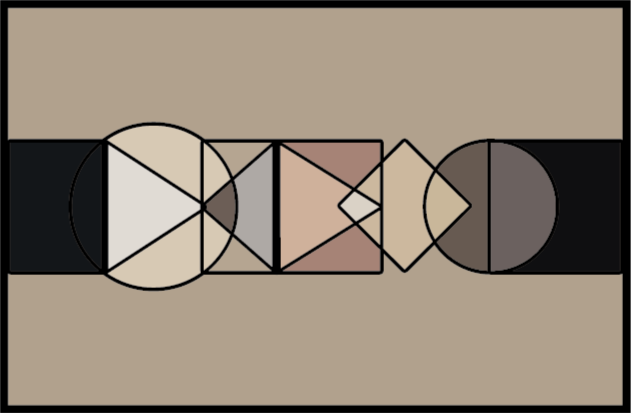 Alfombra vinílica figuras geométricas nórdicas  - TenVinilo
