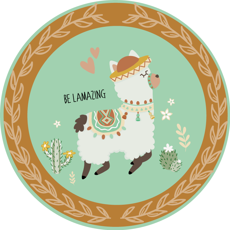 Aflombra vinílica animales Ser llamativo - TenVinilo