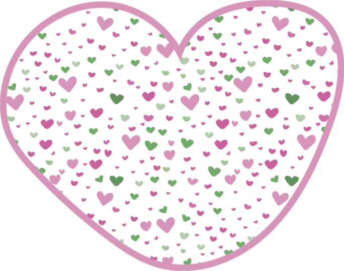 Alfombra de vinilo infantil Pequeños corazones lindos - TenVinilo