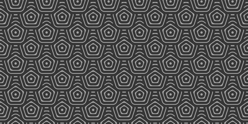 Alfombra vinílica geométrica diamantes concéntricos - TenVinilo