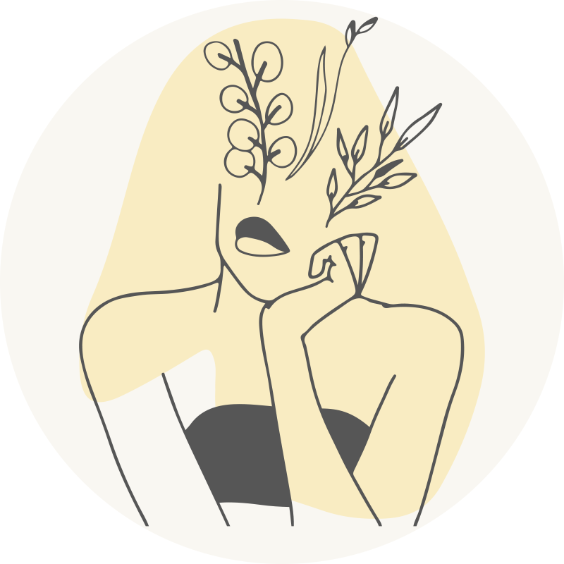 Alfombras vinílicas de arte de líneas - TenVinilo