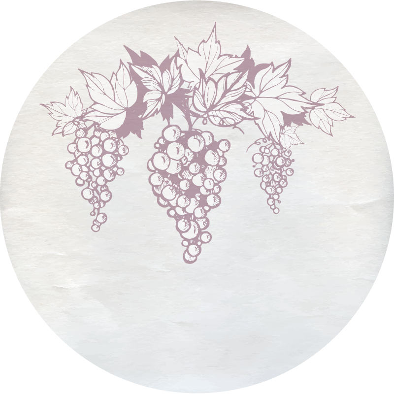 Alfombra vinilo cocina uvas tetro - TenVinilo