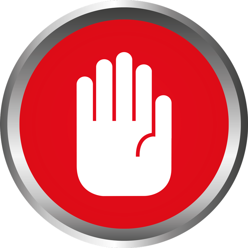 Alfombra vinílica imitación mármol decoración stop signal - TenVinilo